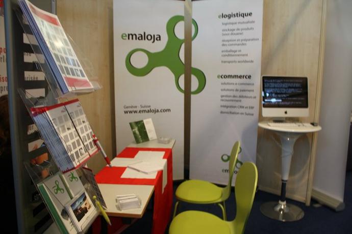 Le stand d'Emaloja au salon e-com 2017