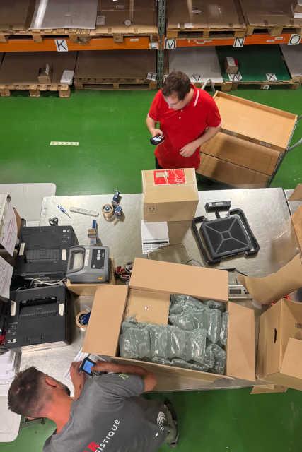 Our team is finishing up preparing orders.